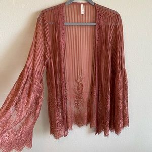 Lace cover up